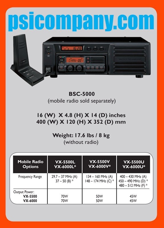 Vertex Standard BSC-5000 Base Station Console