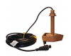 Koden 400/120/40 transducer, 120 kHz, 600W, bronze, 30' cable- DISCONTINUED
