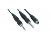David Clark 41035G-04 PB Interface Cord with Dual Plug - DISCONTINUED