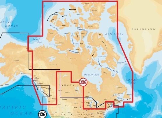 Navionics Gold XL9 Chart SD 2XG Canada