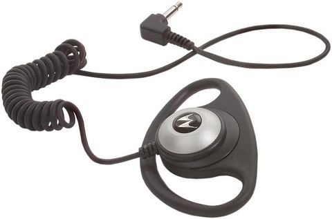 Motorola PMLN4620 Receive Only D-Shell Earpiece for Speaker Mic