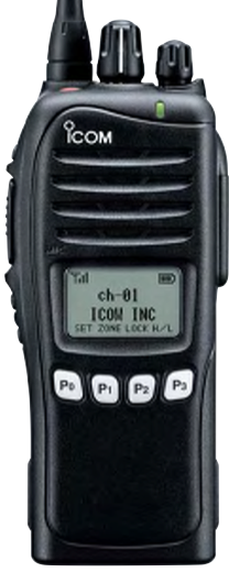 ICOM IC-F4161T 45 400-470MHz Intrinsically Safe Analog Radio, Full DTMF Keypad