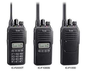 ICOM F1000 90 136-174MHz, 128 CH, LCD, 4-Key Portable Radio