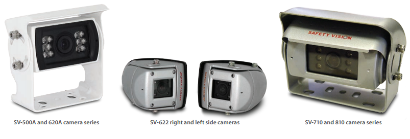Safety Vision SV-622LS or RS Left or Right Side Color Camera