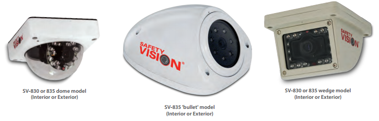 Safety Vision SV-835T4EXBR Threaded 4mm Bullet Camera, Reverse Image