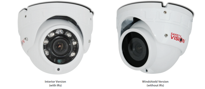 Safety Vision 41-3.6MIR-WT Interior Camera w/Mic & IR 3.6mm White Housing