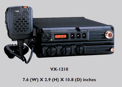 Vertex Standard VX-1210 Portable HF Manpack Radio, 20 Watts