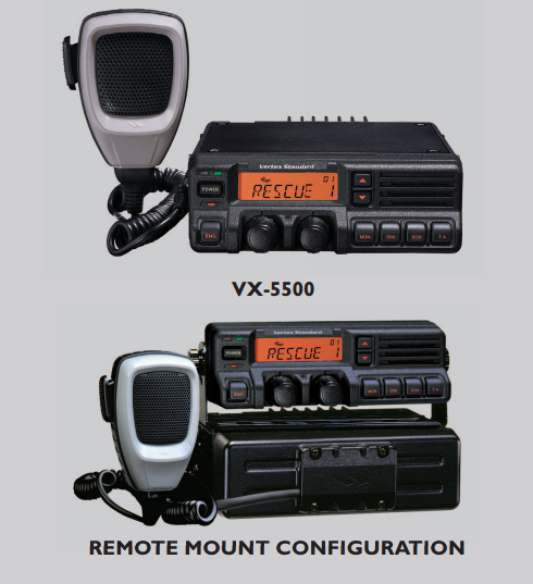 Vertex Standard VX-5500UD PKG-1 UHF Mobile Radio