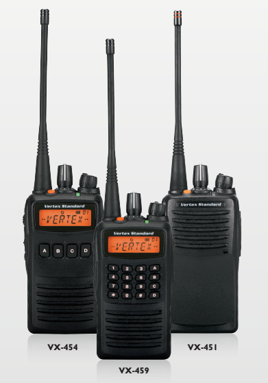 Motorola/Vertex Standard VX-454 VHF Portable 134-174MHz Portable Radio
